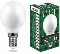Светодиодная лампа SAFFIT SBG4507 Шарик E14 7W 4000K 55035