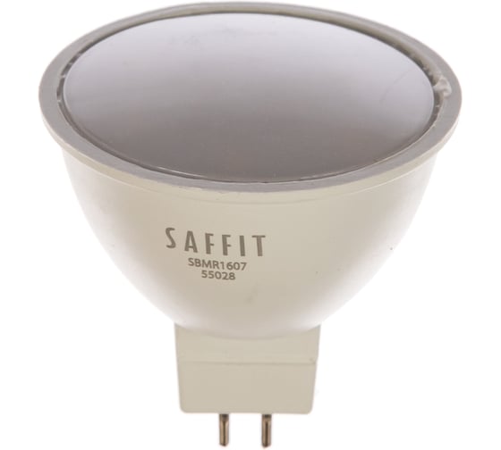 Светодиодная лампа SAFFIT SBMR1607 MR16 GU5.3 7W 4000K 55028