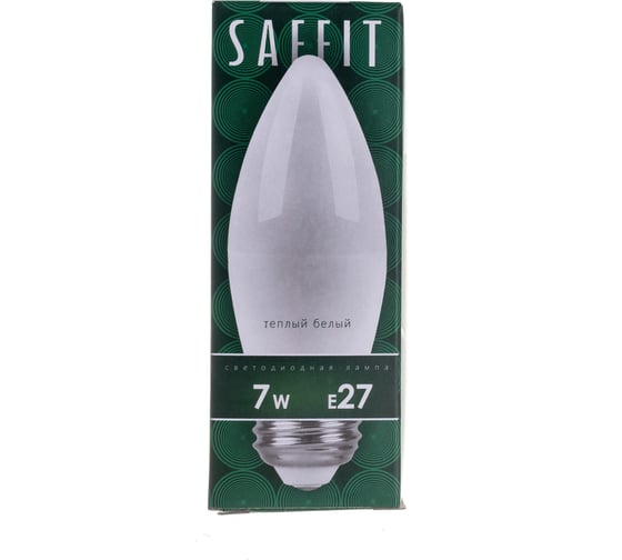 Светодиодная лампа SAFFIT SBC3707 Свеча E27 7W 2700K 55032