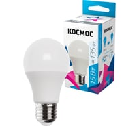 Светодиодная лампа КОСМОС, LED A60 15Вт 220В E27 4500К 452434 LkecLED15wA60E2745