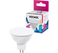 Светодиодная лампа КОСМОС LED JCDR 6.5Вт 220В GU5.3 3000К LkecLED6.5wJCDRC30 417247