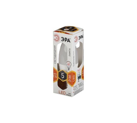 Светодиодная лампа ЭРА LED smd B35-5w-827-E14 Б0023241