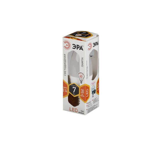 Светодиодная лампа ЭРА LED smd B35-7w-827-E14 Б0020538