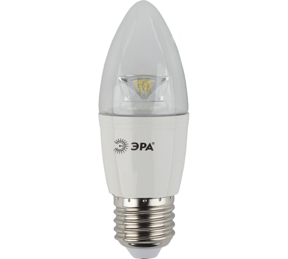 Светодиодная лампа ЭРА LED smd B35-7w-827-E27-Clear Б0019747