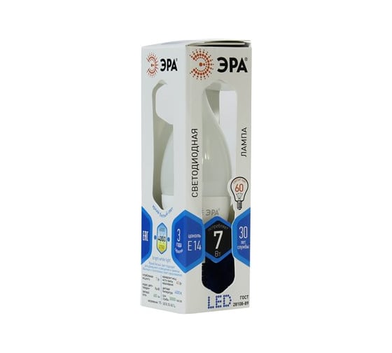 Светодиодная лампа ЭРА LED smd BXS-7w-840-E14 Б0017209
