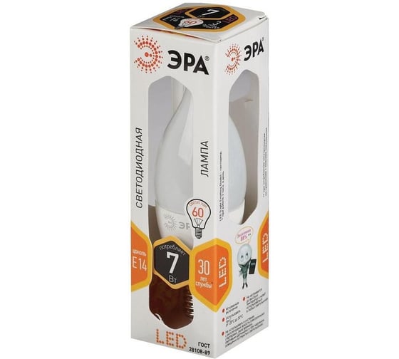 Светодиодная лампа ЭРА LED smd BXS-7w-840-E14 Б0026347