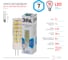 Светодиодная лампа ЭРА LED smd JC-7w-220V-corn, ceramics-840-G4 Б0027860 3