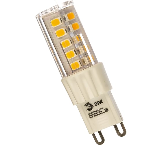 Светодиодная лампа ЭРА LED smd JCD-7w-220V-corn, ceramics-827-G9 Б0027865