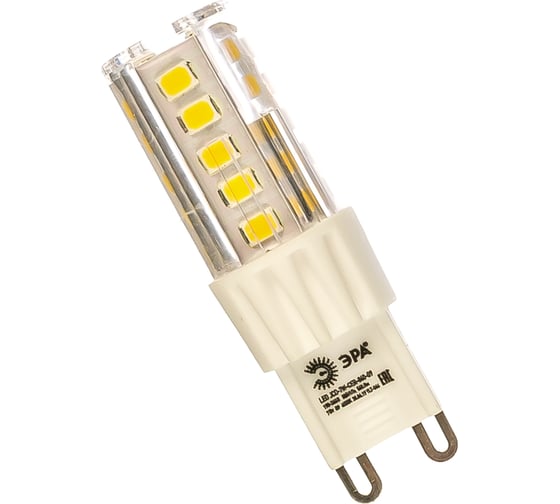 Светодиодная лампа ЭРА LED smd JCD-7w-220V-corn, ceramics-840-G9 Б0027866