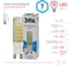 Светодиодная лампа ЭРА LED smd JCD-7w-220V-corn, ceramics-840-G9 Б0027866 7
