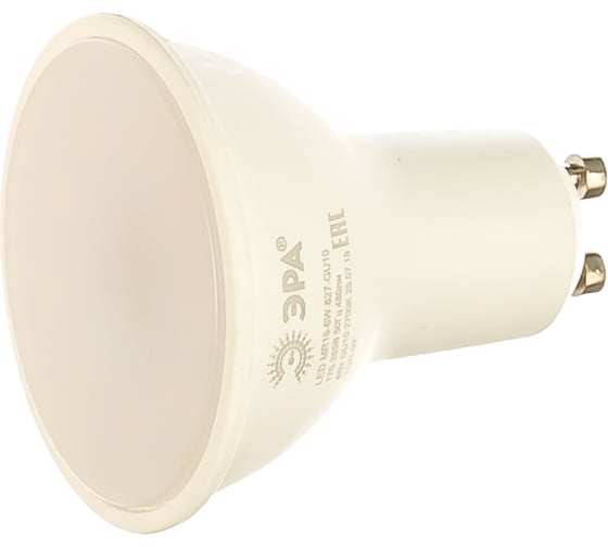 Светодиодная лампа ЭРА LED smd MR16-6w-827-GU10 Б0020543