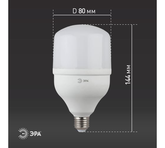 Светодиодная лампа ЭРА LED smd POWER 20W-2700-E27 Б0027000
