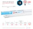 Светодиодная лампа ЭРА LED smd T8-18w-840-G13 1200mm Б0019927 6