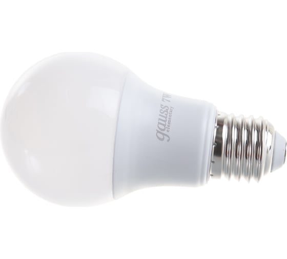 Лампа Gauss LED Elementary A60 7W E27 4100K 1/10/100 SQ 23227A 1