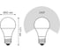 Лампа Gauss LED Elementary A60 7W E27 4100K 1/10/100 SQ 23227A 11