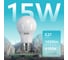 Светодиодная лампа Gauss Elementary A60 15W 1450lm 4100K E27 LED 1/10/50 23225 2