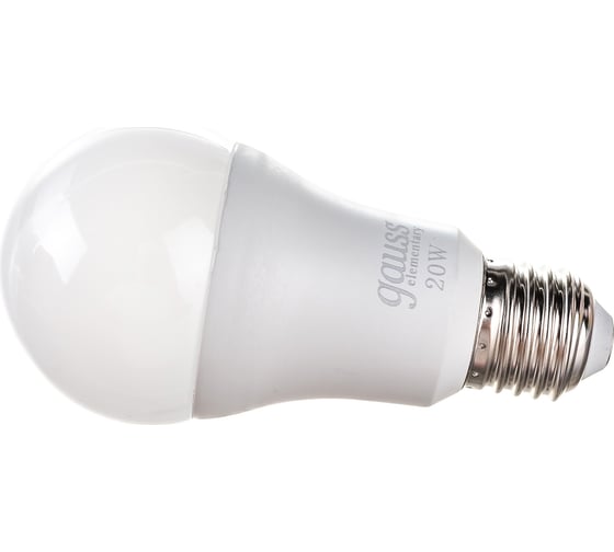 Лампа Gauss LED Elementary A60 20W E27 6500K SQ 23239