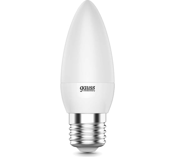 Лампа LED Candle 8W E27 2700K Gauss Elementary 33218