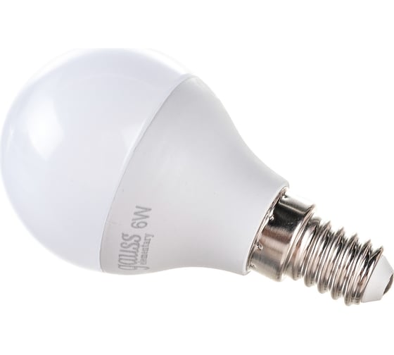 Лампа Gauss LED Elementary Globe 6W E14 3000K SQ 53116