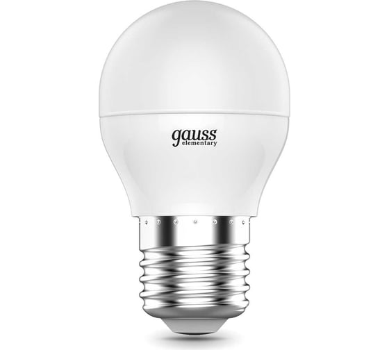 Лампа LED Globe 8W E27 3000K Gauss Elementary 53218