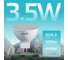 Лампа Gauss LED Elementary MR16 GU5.3 3.5W 4100K SQ 13524 2