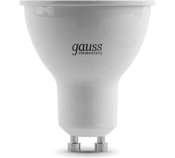 Лампа LED MR16 GU10 5.5W 3000К Gauss Elementary 13616