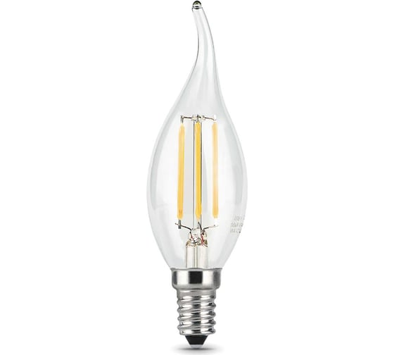 Лампа Gauss LED Filament Candle tailed E14 5W 2700K SQ 104801105
