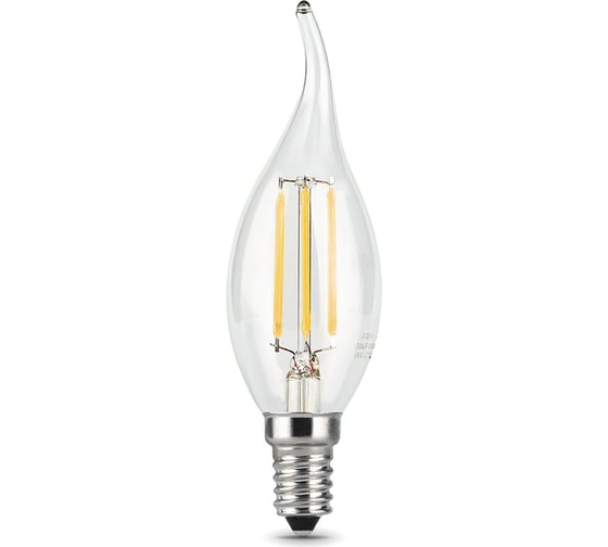 Лампа Gauss LED Filament Candle tailed E14 5W 4100K SQ 104801205