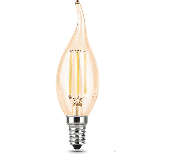 Лампа Gauss LED Filament Candle tailed E14 5W 2700K Golden SQ 104801005