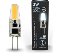 Лампа LED G4 AC220-240V 2W 4100K Gauss 107707202