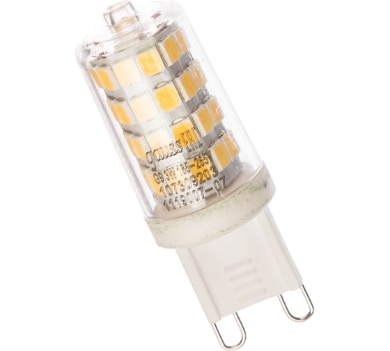 Светодиодная Лампа Gauss G9 AC185-265V 3W 300lm 4100K керамика диммируемая LED 107309203