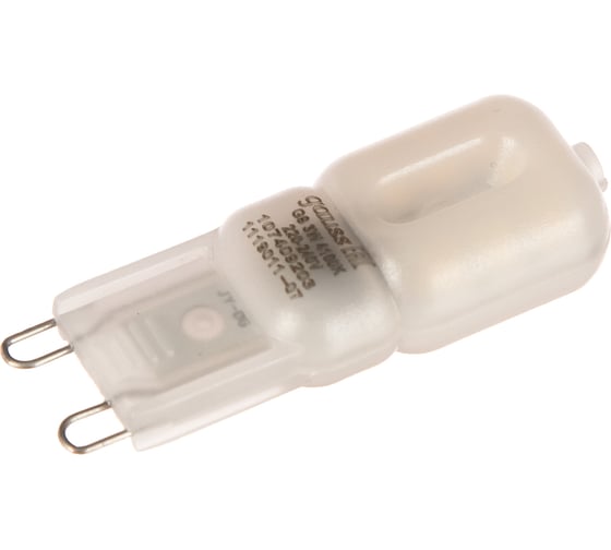 Лампа Gauss LED G9 AC220-240V 3W 4100K пластик 107409203