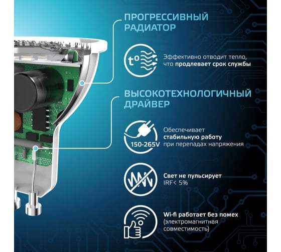 Светодиодная лампа Gauss MR16 7W 630lm 4100K GU10 101506207