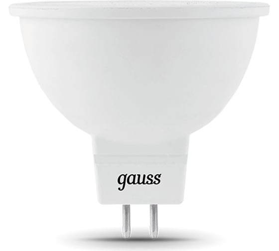 Лампа Gauss LED MR16 GU5.3 5W 12V 4100K SQ 201505205