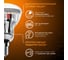 Лампа Gauss LED Reflector R50 E14 6W 3000K SQ 106001106 4