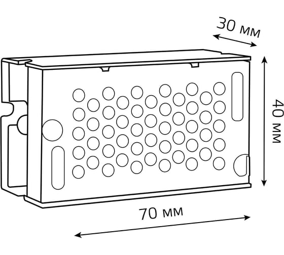 Блок питания для светодиодной ленты Gauss 15W 12V IP20 (драйвер) 202003015