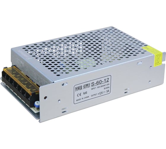 Блок питания LED STRIP PS 60W 12V Gauss 202003060