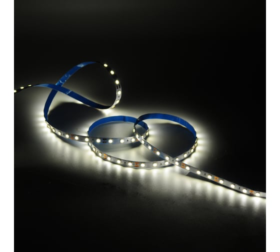 Лента Gauss LED 2835/60-SMD 4.8W 12V DC теплый белый блистер 5м SQ 312000105