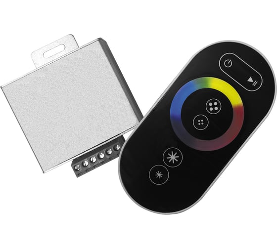 Контроллер для RGB Gauss 288W 24А с сенсорным пультом управления цветом черный SQ 201113288