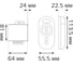Контроллер для RGB Gauss 288W 24А с сенсорным пультом управления цветом черный SQ 201113288 2