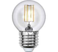 Светодиодная лампа Uniel LED-G45-6W/WW/E27/CL PLS02WH UL-00000196