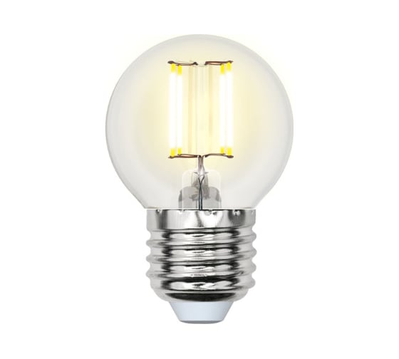 Светодиодная лампа Uniel LED-G45-6W/WW/E27/CL PLS02WH UL-00000196