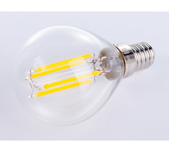 Светодиодная лампа Uniel LED-G45-6W/WW/E14/CL PLS02WH UL-00000197
