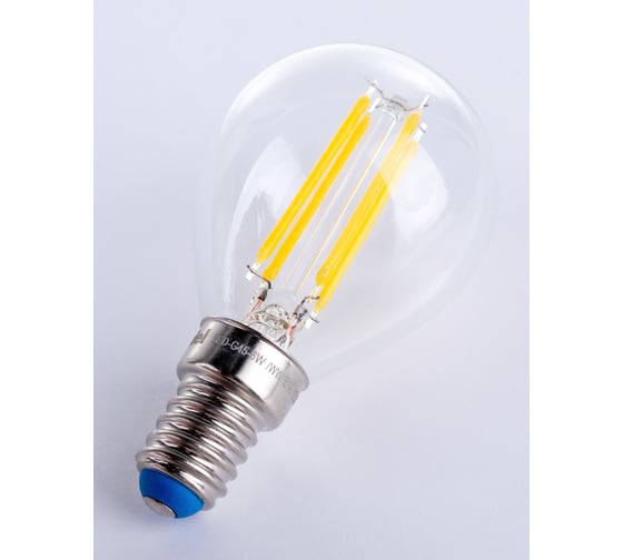 Светодиодная лампа Uniel LED-G45-6W/WW/E14/CL PLS02WH UL-00000197