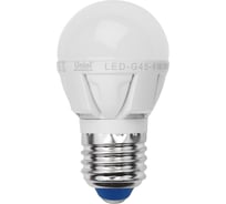 Светодиодная лампа Uniel LED-G45-7W/WW/E27/FR PLP01WH UL-00000774