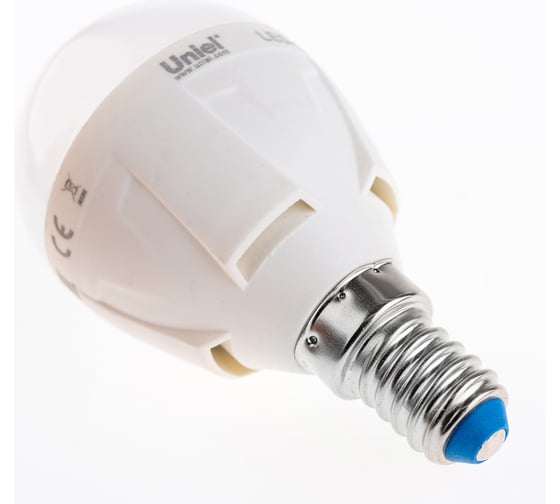 Светодиодная лампа Uniel LED-G45-7W/WW/E14/FR PLP01WH UL-00000773