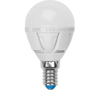 Светодиодная лампа Uniel LED-G45-7W/NW/E14/FR PLP01WH UL-00000771