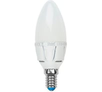 Светодиодная лампа Uniel LED-C37-7W/WW/E14/FR PLP01WH UL-00000768