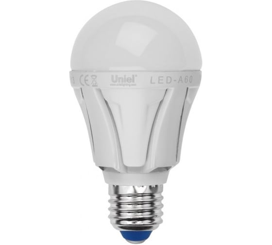 Светодиодная лампа Uniel LED-A60 10W/NW/E27/FR PLP01WH UL-00001525 1