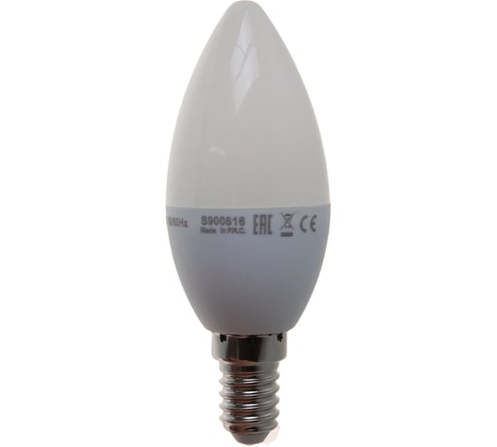 Светодиодная лампа Volpe LED-C37-6W/WW/E14/FR/O 10214